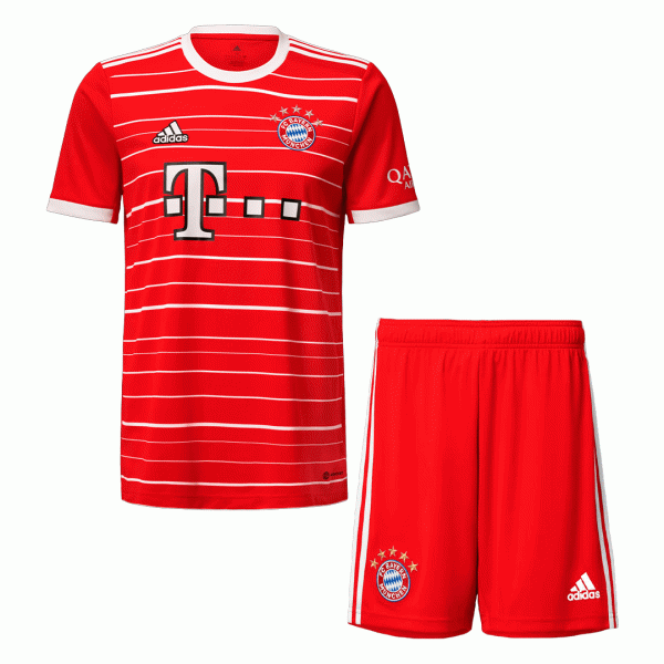 Bayern Munich Soccer Jersey Home Kit(Jersey+Shorts) Replica 2022/23